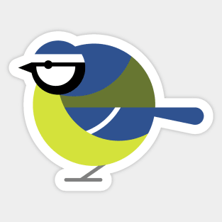 Fat Bird - Blue Tit Sticker